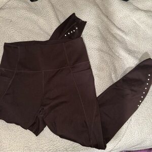 Danskin Brown High-Waisted Leggings